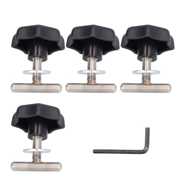 4-pack T-bultar 7h5883189e Ersättning för Multivan Buss T5/T6 Låsskena Tillbehör