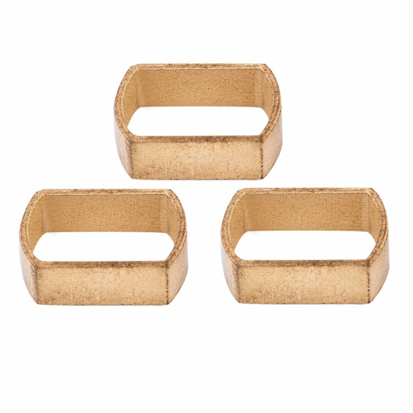 Lure DIY modifisert D-merke til S-merke 4*7mm metallramme gull 3 stykker per pakke