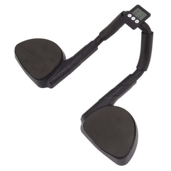 Plank Exerciser Multifunktionell Timing Plank Exerciser Bärbar Push Up Board för hemmagym Office Svart