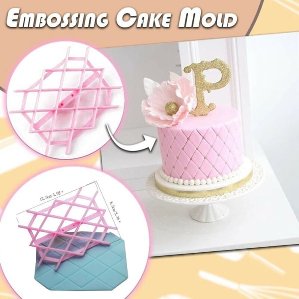 Sugar Craft Cake Dekoration Fondant Glasyr Kolv Verktyg Form Prägling form