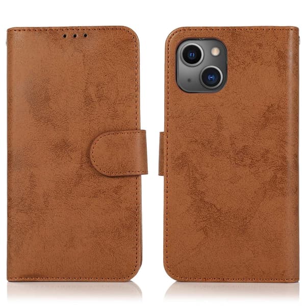iPhone 13 Pung Magnet Kaffe Espresso brown