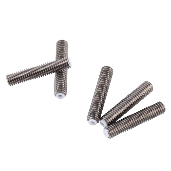 Rustfrit stål 3D-printerdyse M6 x 30 mm 1,75 mm ekstrudertilbehør 5-pak
