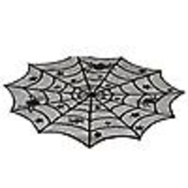 Pöytäliina musta verkkopöytäliina pitsi Hämähäkkiverkko cover hämähäkkipitsi pöytäliina Halloween pöytäliina suorakulmio