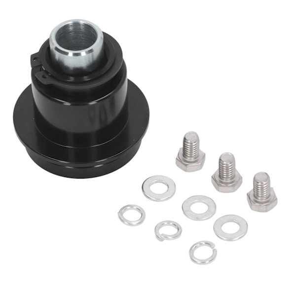 Bilrat Quick Release Sort Aluminiumlegering 3 Huller 360 Graders Quick Release Bundbase