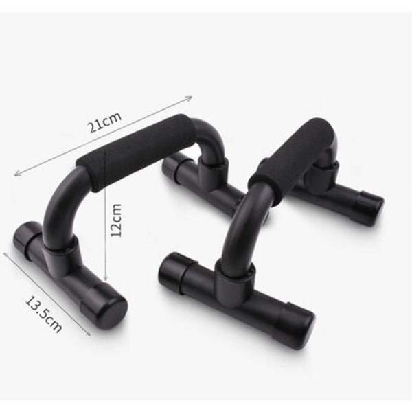 stk I-formet Multifunksjonelt Push-up Stativ, Hjemmetreningsutstyr - Sort