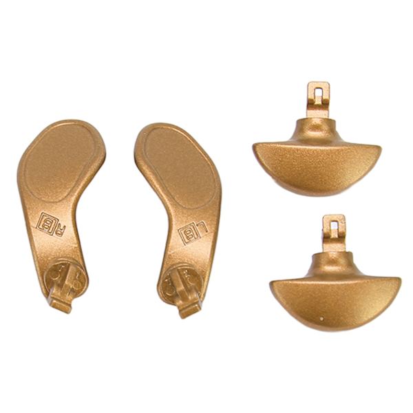 4 stk. Game Controller Back Paddles Professionelle Udskiftnings Metal Back Knapper til PS5 Edge Controller Guld