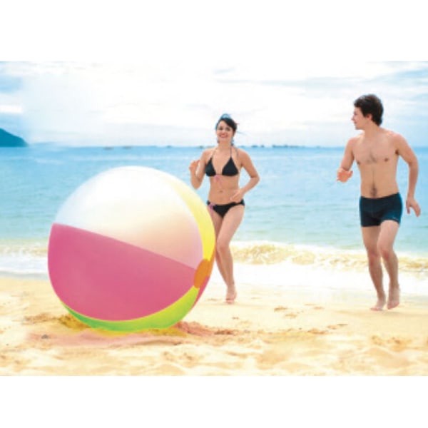 Ylisuuri värikäs sateenkaari puhallettava pallo lapsille puhallettava rantapallo 80 cm allasnurmikon ulkolelu pelipallo