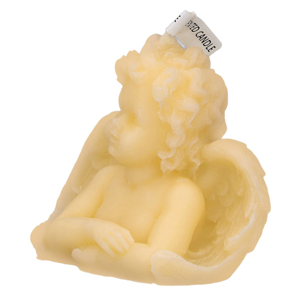 Doftljus Utsökt Änglaform Lätt Aromaterapi Doftljus för Hem Sovrum Kontor Gul