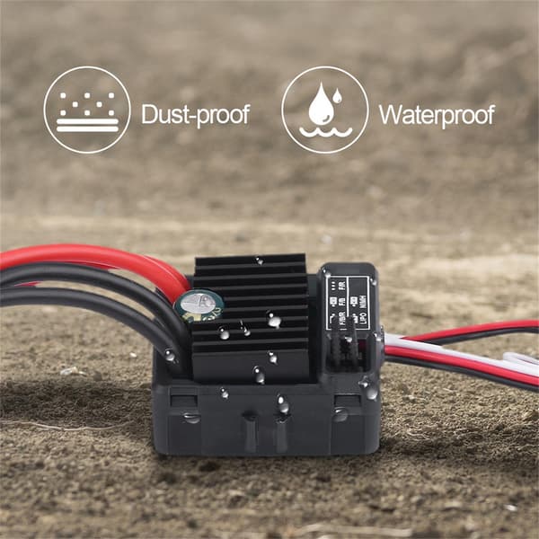 Vedenpitävä harjaton ESC 1060 60A 1/10 RC-autoon