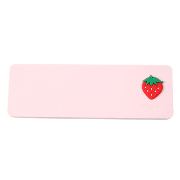 4st söt tecknad set PP frostat case Girl Heart Brevpapper Multifunktionell Kreativ Box Student Brevpapper Förvaring Case