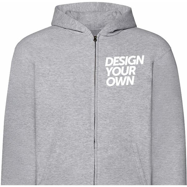 Design din egen Zip-Hettegenser for Voksen | Personlig Hettege