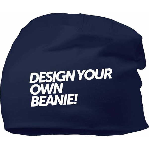 Design ditt eget Lue One-size Marineblå