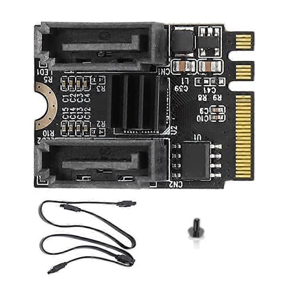 M2 til SATA3.0 udvidelseskort NØGLE A + E WIFI M.2 til SATA harddiskadapterkort uden driverinstallation