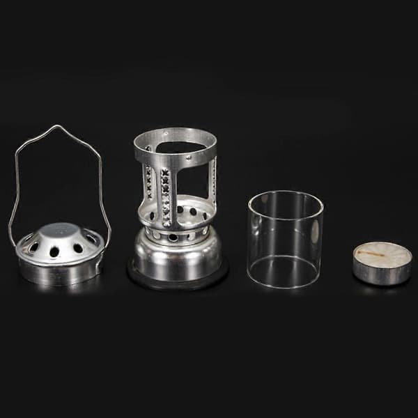 Slitesterk Mini Lys Te-lys Holder Utendørs Lyslykt Silver
