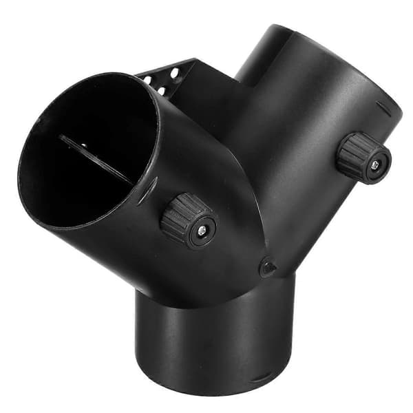 75 mm Y-formet parkeringsvarmer udstødningsforbindelse med dobbelt reguleringsventilklap til varmelegeme