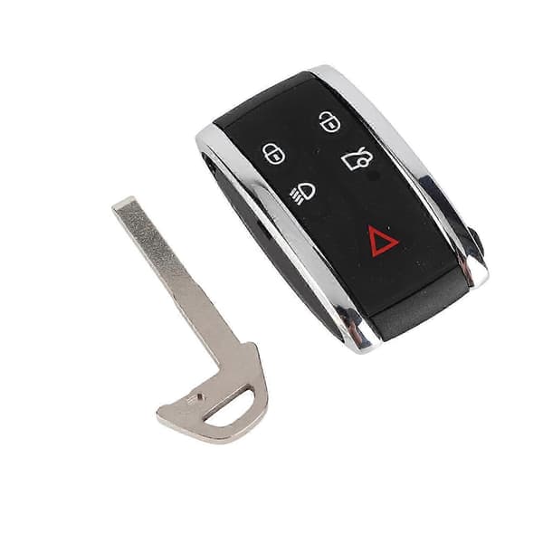 Jaguar XF Nøglering-etui Erstatning 2009–2012 5 knapper Sort skal