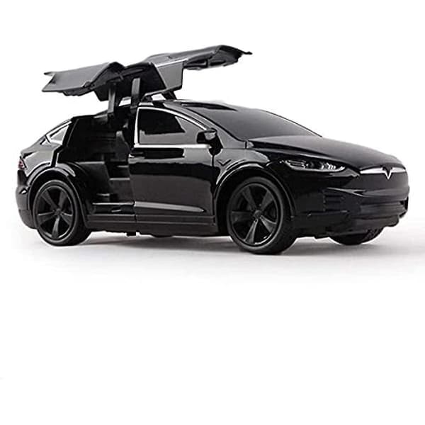 4-dörrars Tesla fjärrstyrd bil barnpresent julklapp