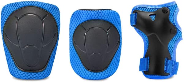 Barns skyddande inlines-set Skyddsutrustning Barns knäskydd Blue