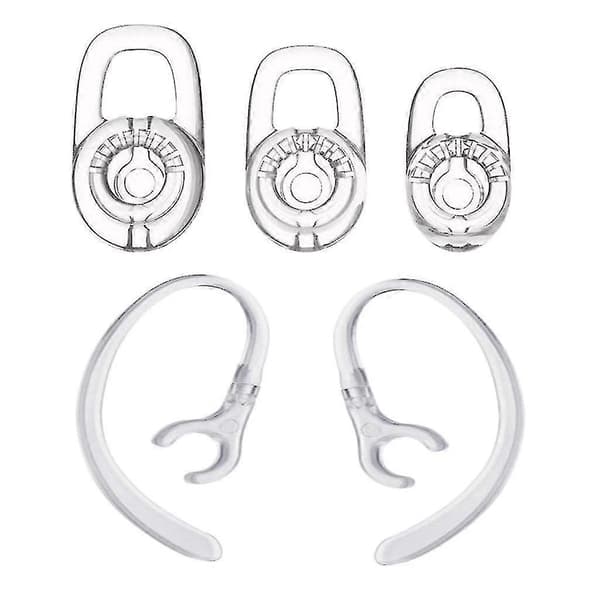 10x Silikonørepropper med 360 graders roterende ørehage til Plantronics M70