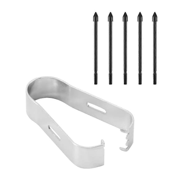 5 stk. stylus-refill udskiftning stylus touch pen spids erstatningsspids Galaxy Note20/Note10/Tab S6/Tab S7 Black