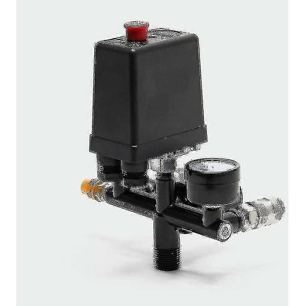 Trykregulator med trykafbryder til kompressor trykafbryder med 2 displays