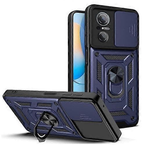 För Huawei nova 9 SE Skjutbart Kameraskydd TPU + PC Telefonfodral Blue