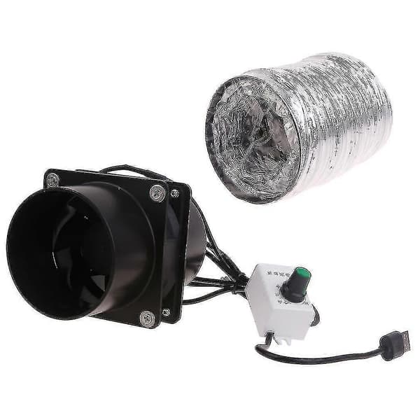 Högpresterande ventilationsfläkt med kraftfullt sug och plaströr
