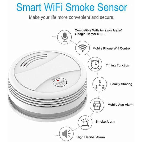 Älykäs WIFI Palovaroitin WiFi Varoitin Palovaroitin Palovaroitin