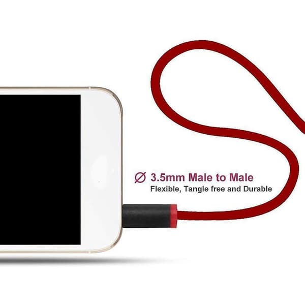 Erstatningslydkabel til Beats By Dr Dre hovedtelefoner med in-line mikrofon til Studio/Executive/Mixr/