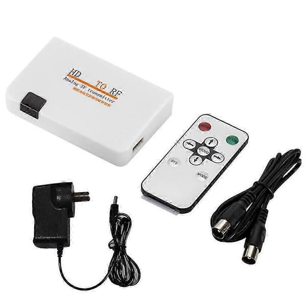 HDMI-kompatibel til RF koaksial omformerboksadapter HD digital analog