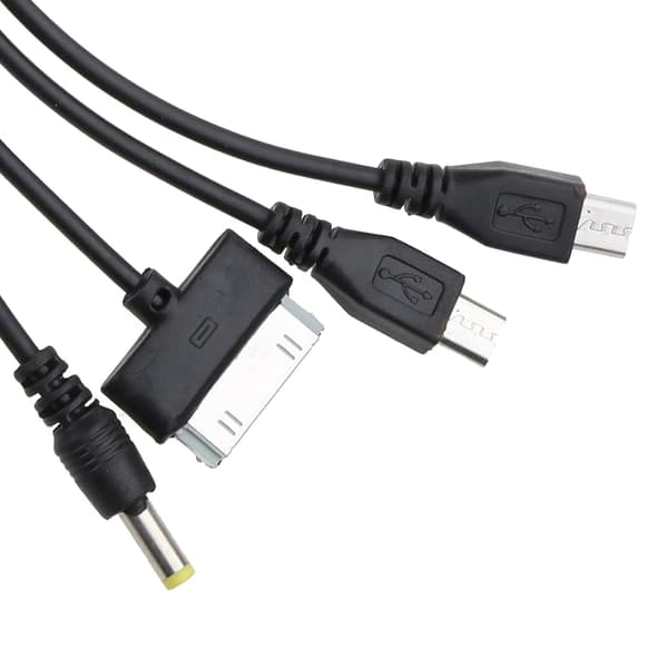 1 stk 10 i 1 Multifunksjonell Lader USB-kabler