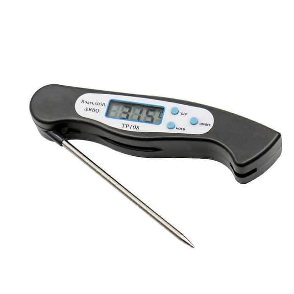 Digitalt Kødtermometer Sammenfoldelig Sonde Grilltermometer -58 °F til 572 °F (-50 °C til 300 °C) til Sæt