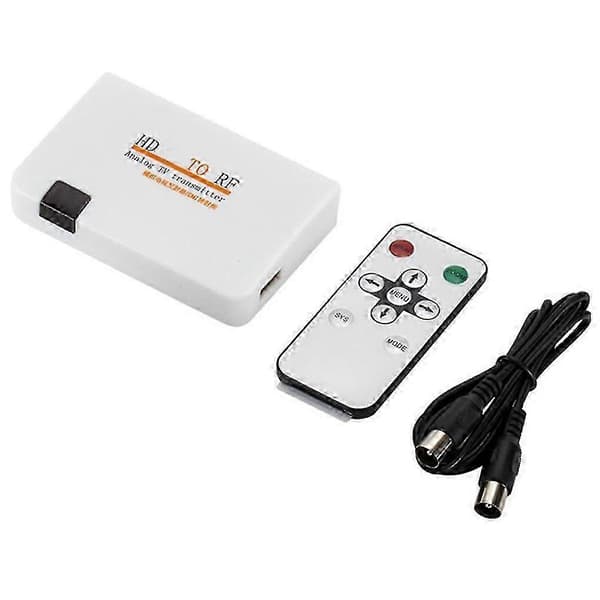 HDMI-kompatibel til RF koaksial omformerboksadapter HD digital analog