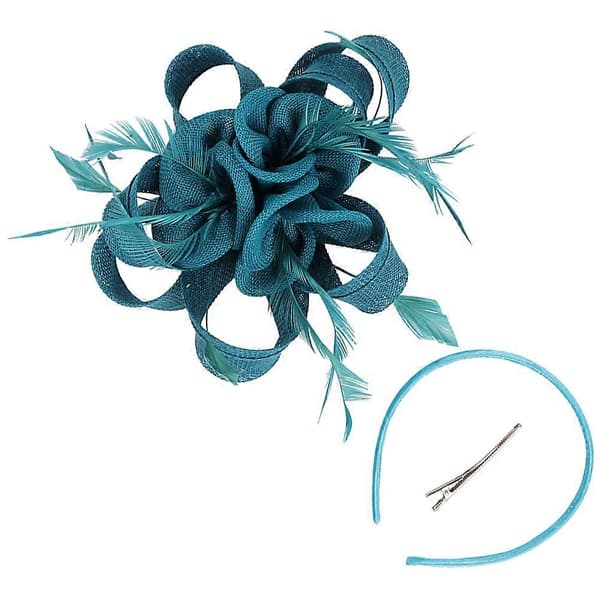 Dame Fascinator Teselskap Hodeplagg For Kvinner Hodeplagg Ball Stoffmateriale 23x18x8cm 1Pack