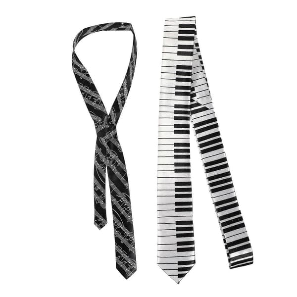 2 stk. pianonoteslips, komfortabelt slips