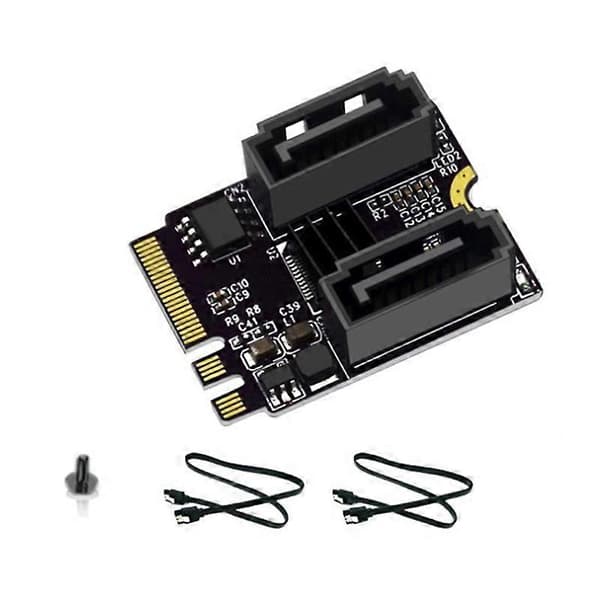 M2 til SATA3.0 udvidelseskort NØGLE A + E WIFI M.2 til SATA harddiskadapterkort uden driverinstallation