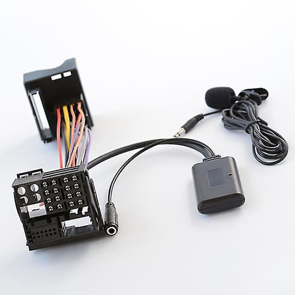 Bil Bluetooth 5.0 Aux-kabel Mikrofon Håndfri Mobiltelefon Gratis Ringeadapter For 6000 Cd Ford