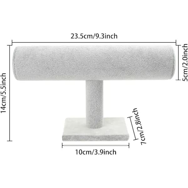 Scrunchie Organizer T-Bar Display Holder til Armbånd Stalde Tilbehør
