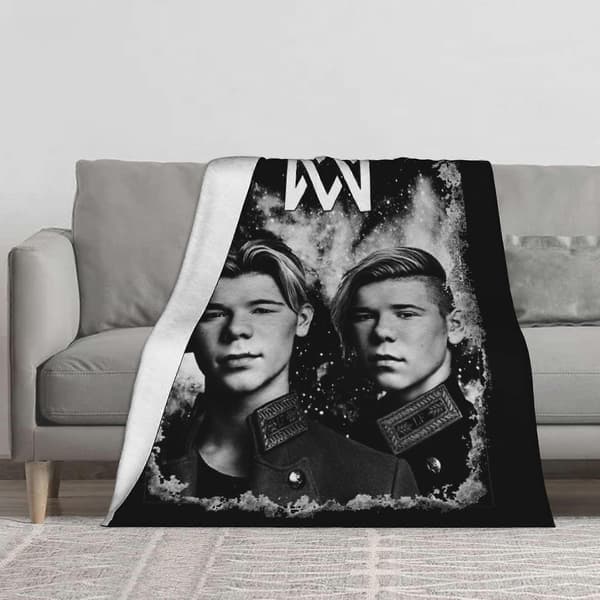 Marcus og Martinus Tæppe Hyggelige og Lette Plaider til Sofa, Couch og Seng 125x100cm