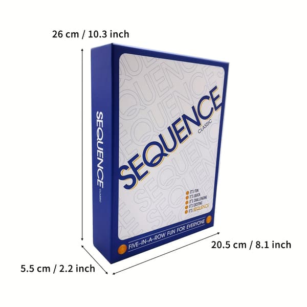 Sequence klassinen lautapeli (uusi versio) Blue