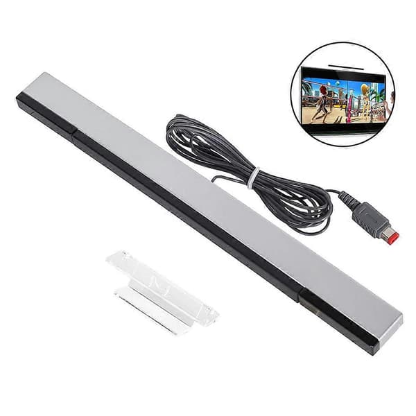Sensor Bar til Wii, Erstatningskablet Infrarød Strålesensor Bar til Wii og Wii U Konsol