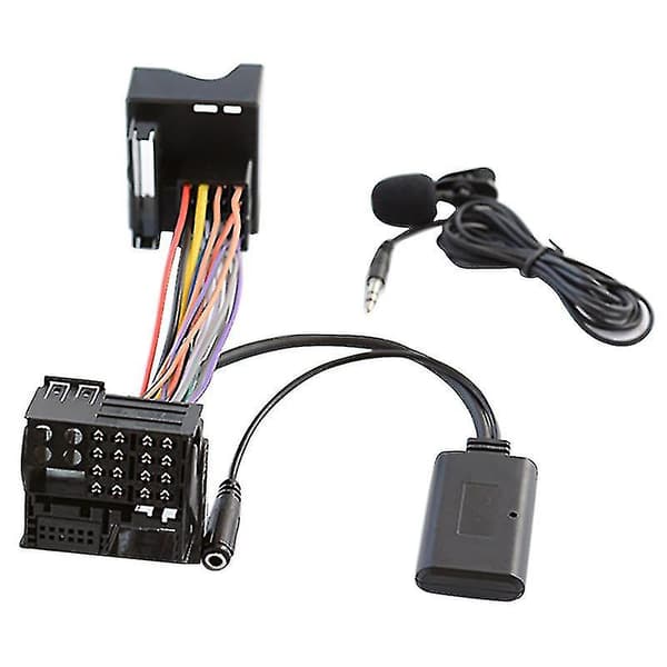 Bil Bluetooth 5.0 Aux-kabel Mikrofon Håndfri Mobiltelefon Gratis Ringeadapter For 6000 Cd Ford