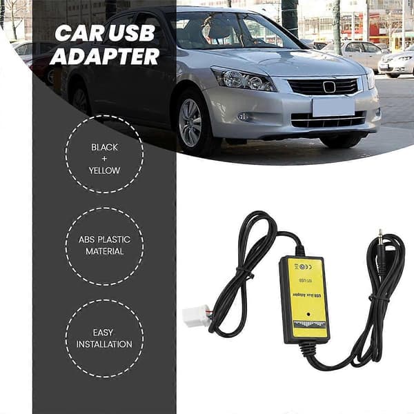 Bil MP3 Audio Interface AUX USB Adapter CD-skifter til Honda Accord 2003 2004 2005 2006 2007 2008