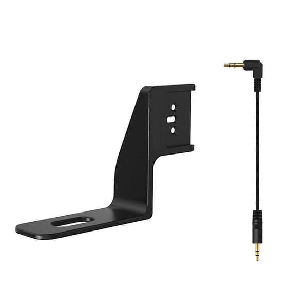 Usynlig mikrofon koldsko til Insta360 X4/til DJI Mic Mini mikrofonadapter kamera tilbehør