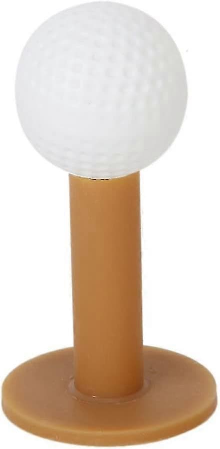3 stk. golf-tees i holdbart gummi