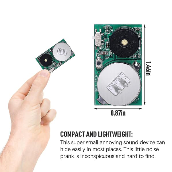 Irriterende Pipelyd Kontorspøk / Spøk / Støymaker / Annoy Tricky Cricket Pcb