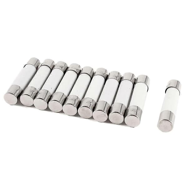 250V 30A 6x30mm Cylindriska Keramiska Rörsäkringar Länk 10Pcs