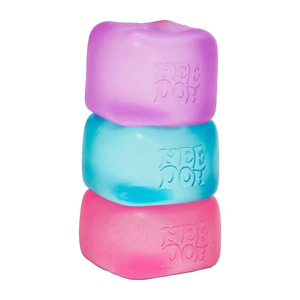 Needoh Nice Cube Stress Ball & Sansestimulerende Leke Purple