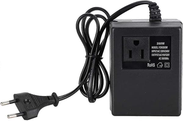 Adapter, 300W strømtransformator spændingsomformer AC 220V til 110V EU-stikadapter (220V)