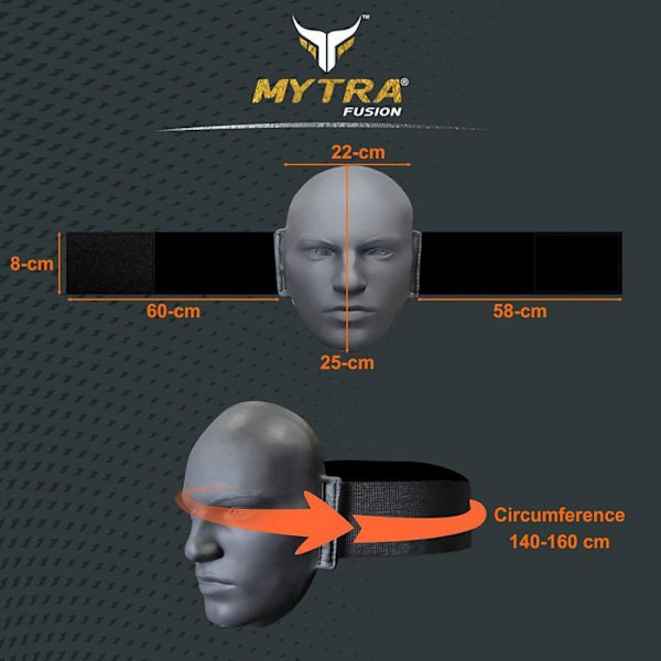 Cible Visage - Mytra Fusion - Dummy face - Svart - Polyuretan - Unisex Svart grå